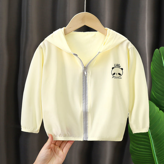 Unisex nan leichte Kapuzenjacke für Kleinkinder mit Reißverschluss und elastischen Bündchen EB