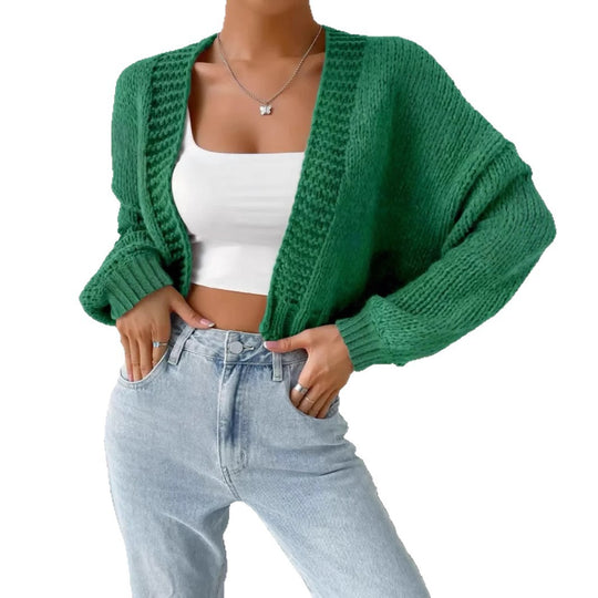 Damen Strukturierter Strick-Cardigan mit lässigem Schnitt EB