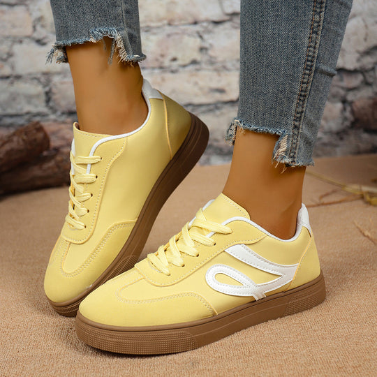 Damen Sneakers mit sportlichem Design und gepolsterter Sohle EB