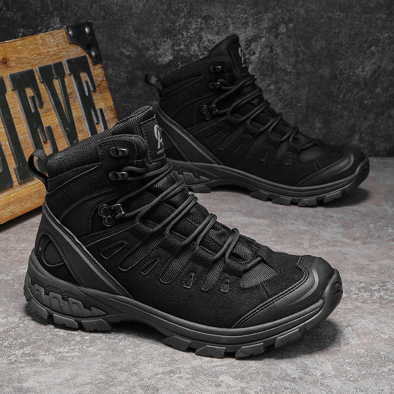 Herren Wanderstiefel mit atmungsaktivem Obermaterial und rutschfester Sohle EB