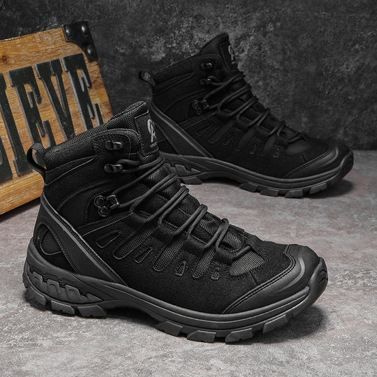 Herren Wanderstiefel mit atmungsaktivem Obermaterial und rutschfester Sohle EB