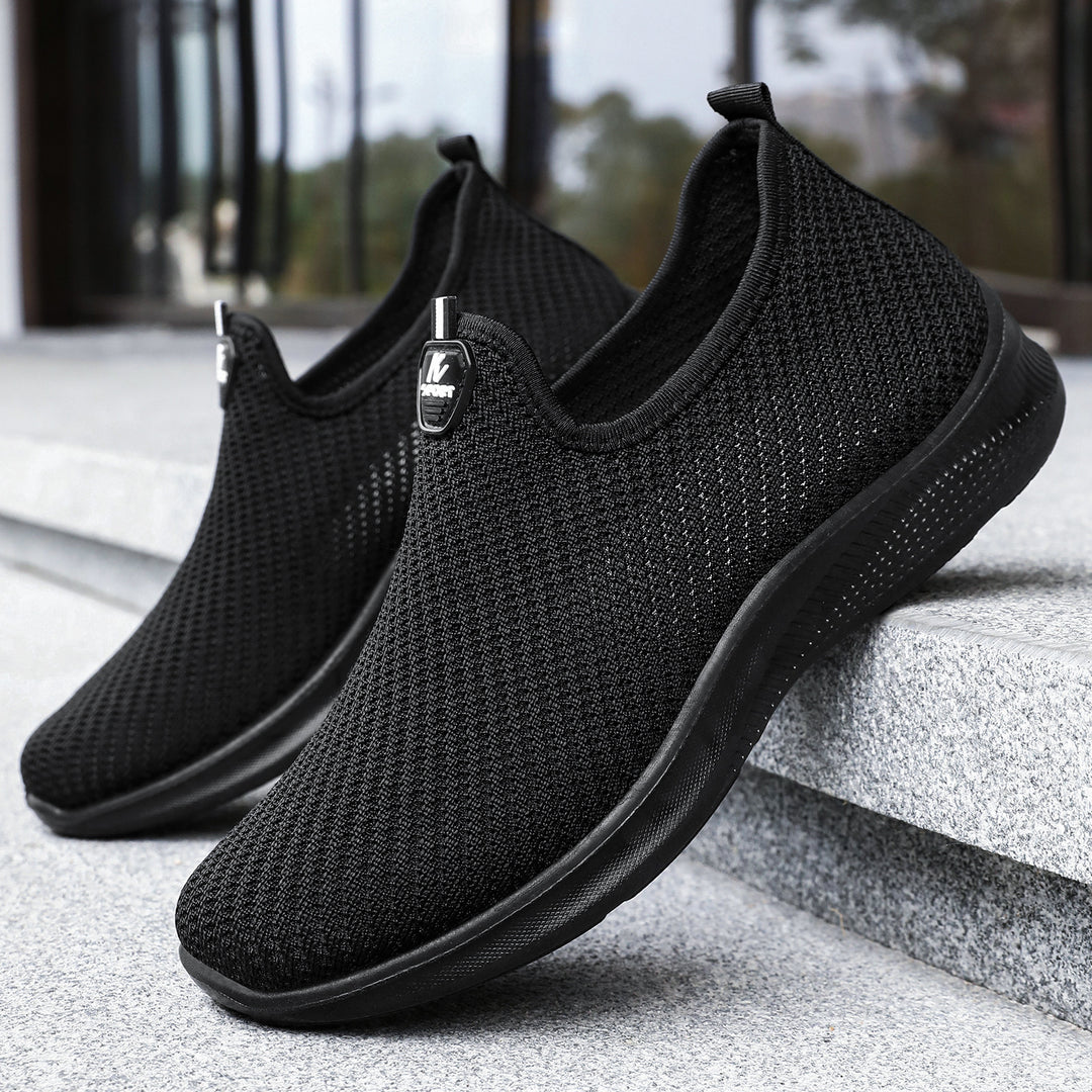 Damen Atmungsaktive Slip-On Freizeitschuhe mit elastischem Einschlupf EB