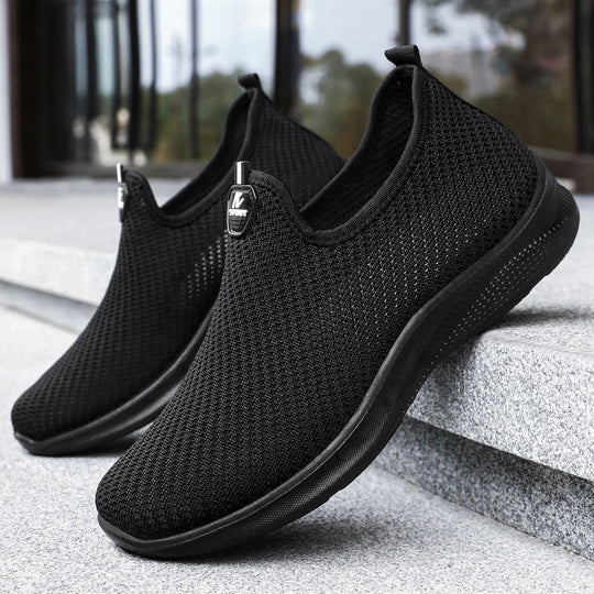 Damen Atmungsaktive Slip-On Freizeitschuhe mit elastischem Einschlupf EB