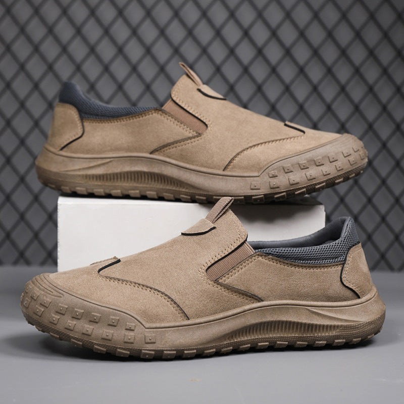 Damen Bequeme Slip-On Freizeitschuhe mit rutschfester Sohle und atmungsaktivem Obermaterial EB