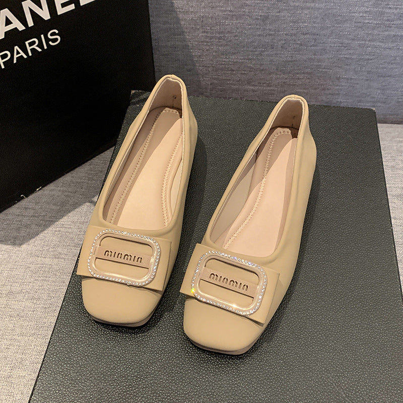 Damen Ballerinas mit elegantem Riemchen und komfortablem Fußbett EB