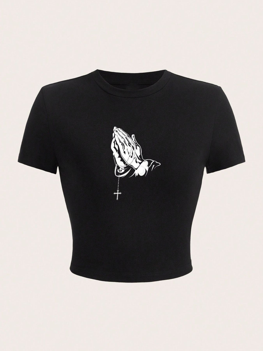Damen Crop-Top mit auffälligem Schriftzug EB