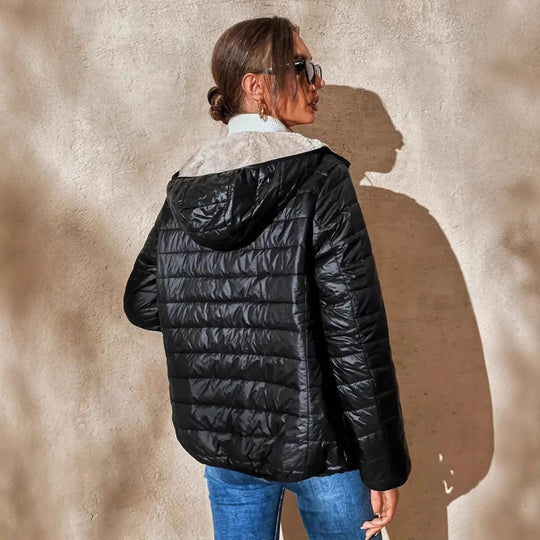 Damen gesteppte Winterjacke EB