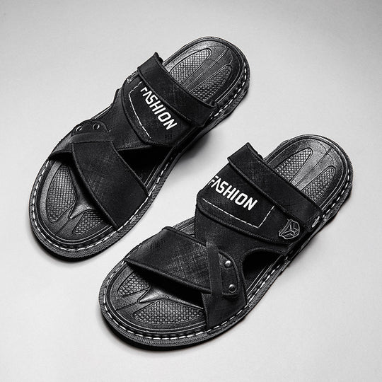 Damen Sportliche Badesandalen mit ergonomischem Klettverschluss und rutschfester Sohle EB