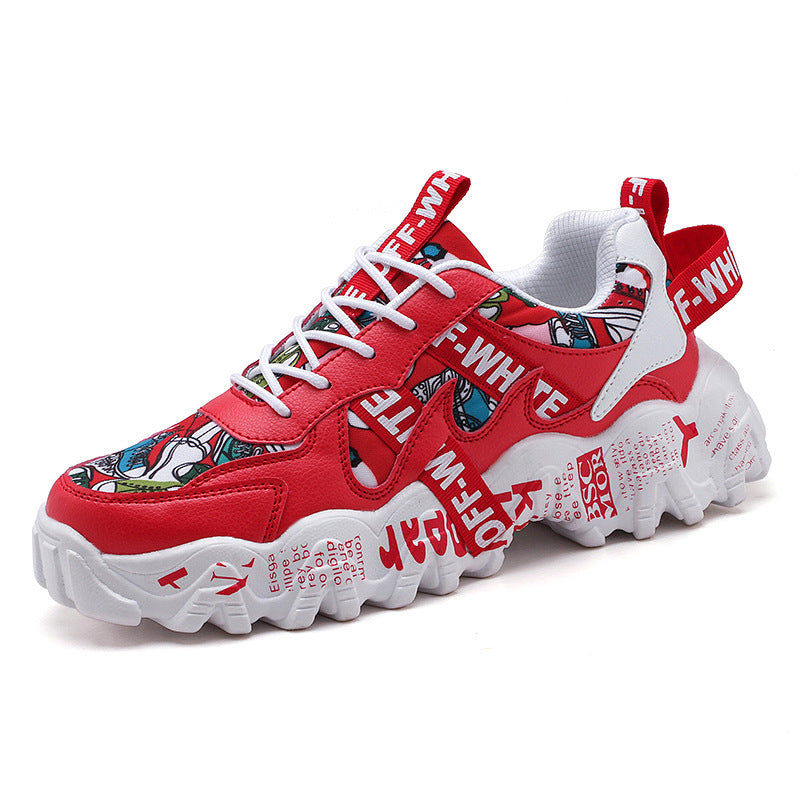 Damen Sportliche Sneaker mit einzigartigem Print-Design EB