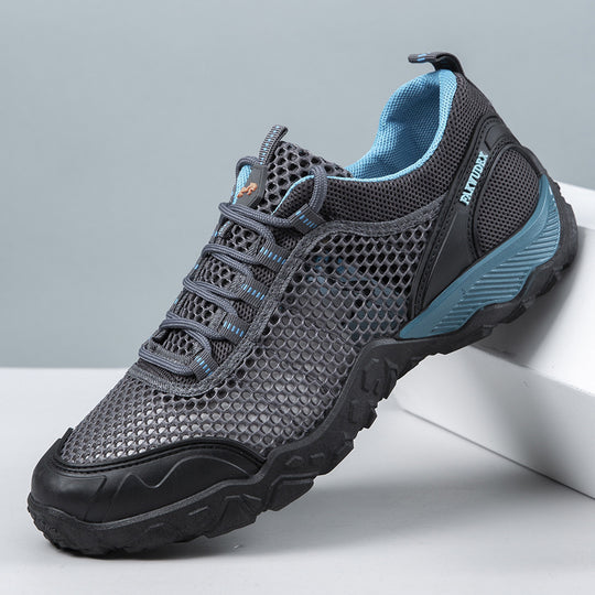 Damen Atmungsaktive Trekking Sneakers mit rutschfester Sohle EB