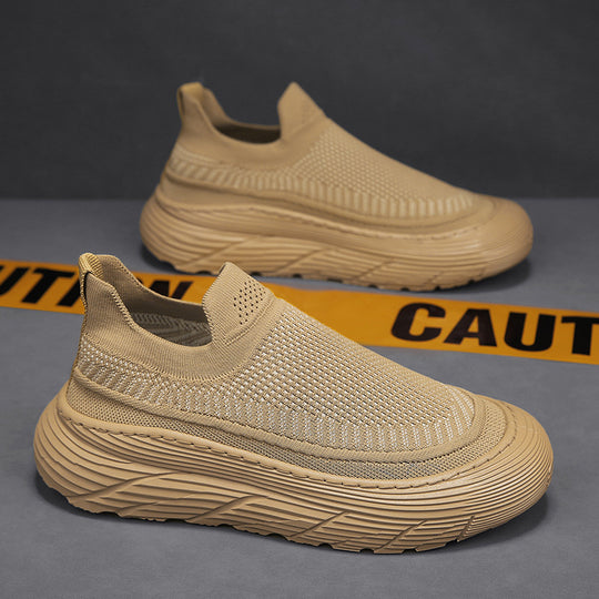 Damen Slip-On Sneakers mit atmungsaktiver Netzstruktur und flexiblem Sohlenprofil EB