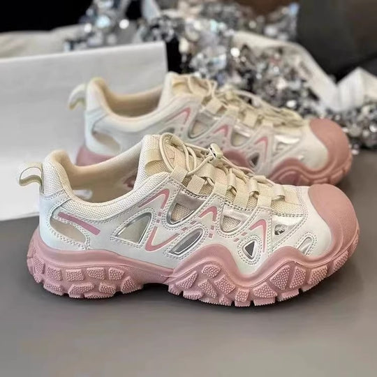 Damen Sportliche Sneakers mit innovativem Design und rutschfester Sohle EB