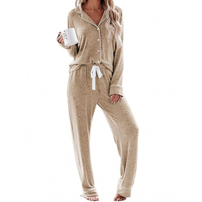 Damen Schlafanzug-Set aus weichem, atmungsaktivem Material EB
