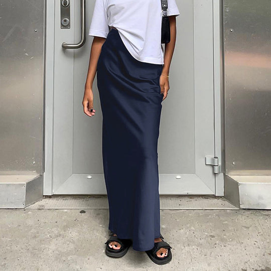 Damen Maxirock mit hohem Schnitt und seitlichem Schlitz EB