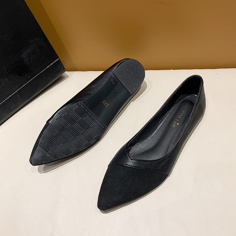 Damen nan spitze Schlupfhalbschuhe im Materialmix mit ergonomischem Komfortfußbett und flexibler Profillaufsohle EB
