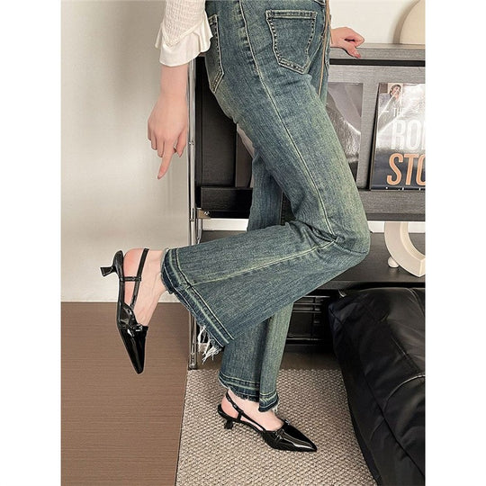 Damen Slingback-Pumps mit elegantem spitzen Design und verstellbaren Riemchen EB