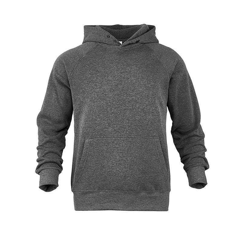 Herren nan Sweatstoff Kapuzenpullover mit Raglanärmeln, Kängurutasche und verstärktem Saum EB
