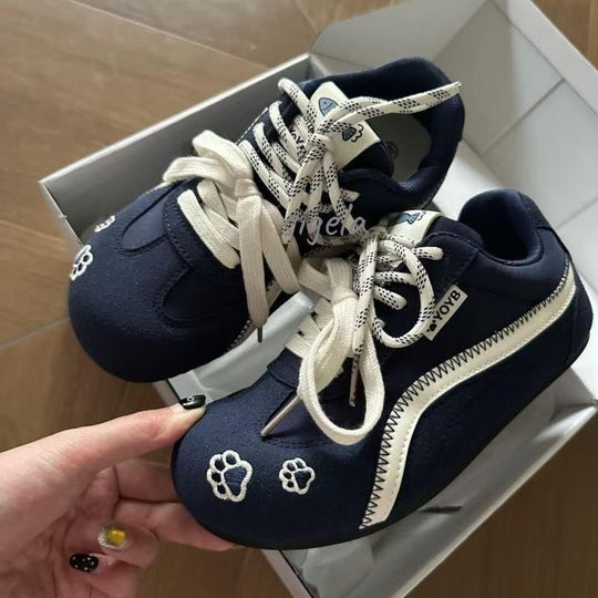 Damen Sneaker mit verspieltem Tiermotiv und bequemer Dämpfung EB