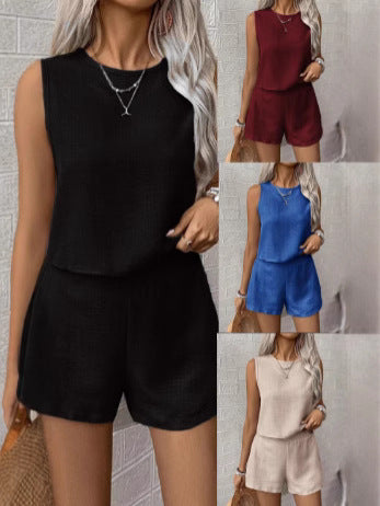 Damen Komfortables Set aus Top und Shorts EB
