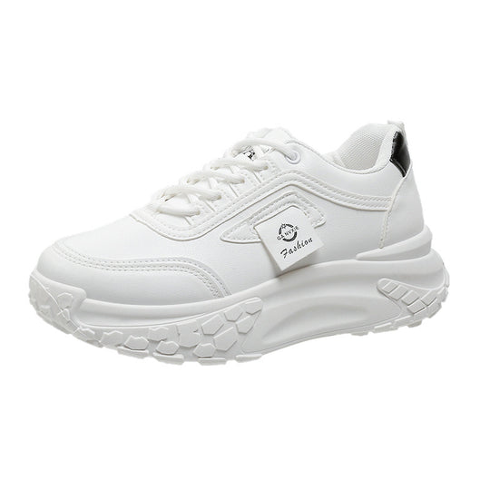 Damen Sportliche Trend Sneakers mit dickem Sohlenprofil und atmungsaktiver Oberfläche EB