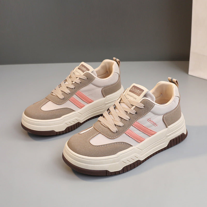 Damen sportive Trend Sneakers mit ergonomischer Dämpfung und atmungsaktiver Obermaterialstruktur EB