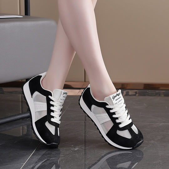 Damen Freizeitsneakers mit atmungsaktivem Mesh-Obermaterial und stoßdämpfender Sohle EB