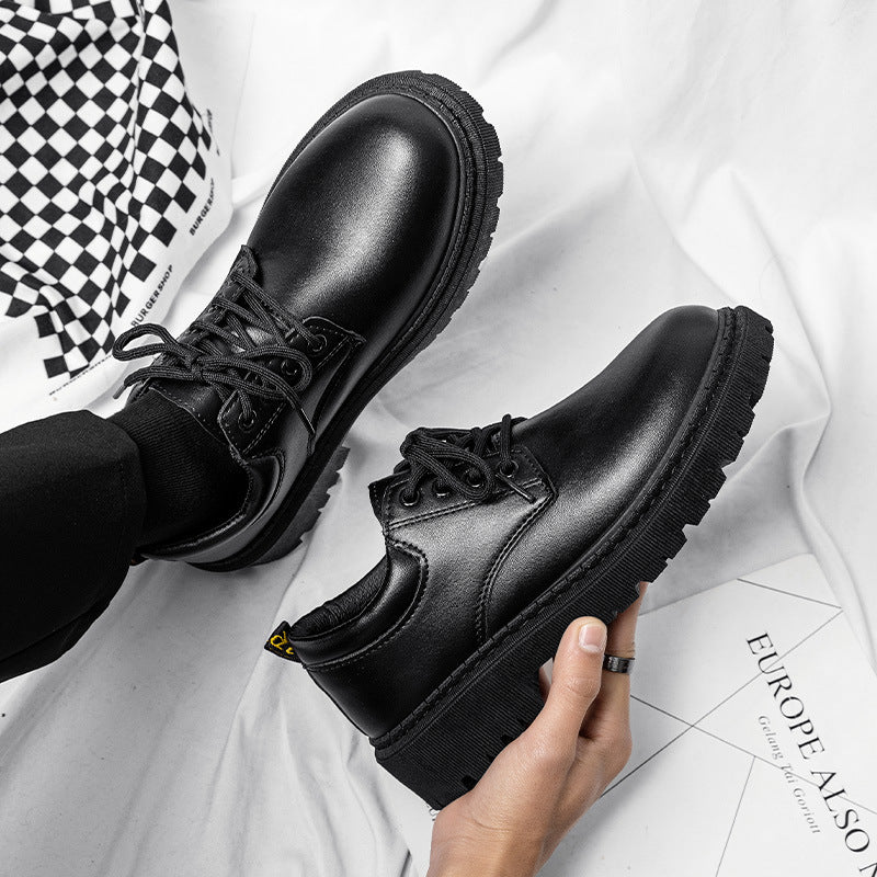 Herren Schnürschuhe mit rutschfester Sohle und hochwertigem Leder EB
