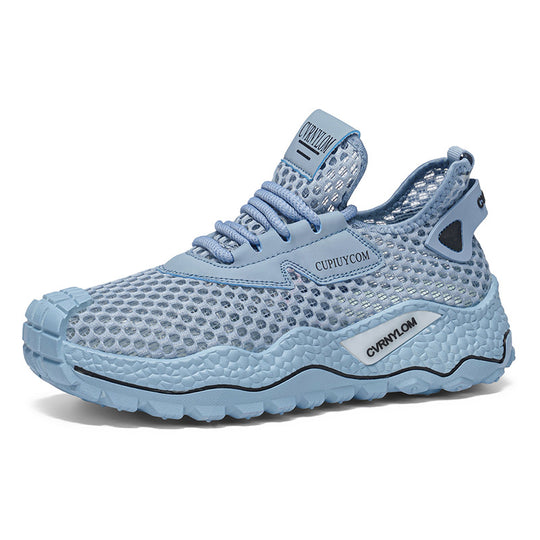 Damen Atmungsaktive Lauf-Sneaker mit rutschfester Sohle und flexibler Dämpfung EB