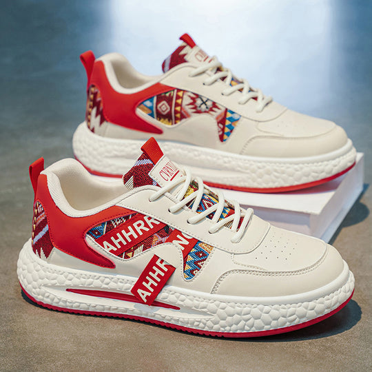 Damen Sportliche Sneakers mit innovativem Ethno-Design EB