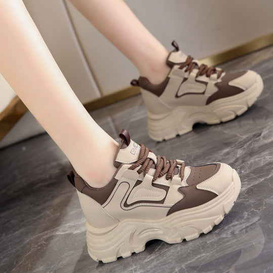 Damen Chunky Sneakers im modernen sportlichen Design mit dämpfender Sohle EB
