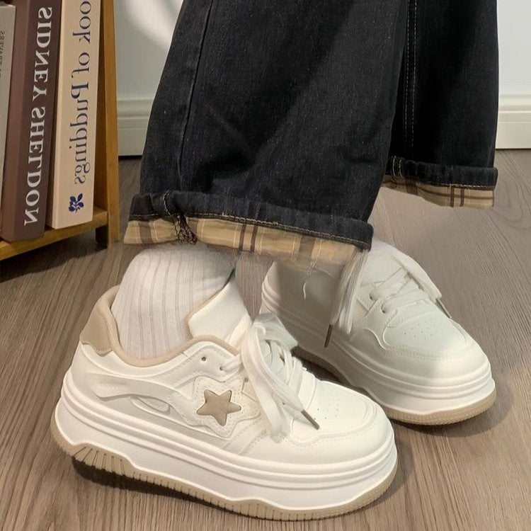 Damen Chunky Sneakers mit trendigem Design und dämpfender Laufsohle EB