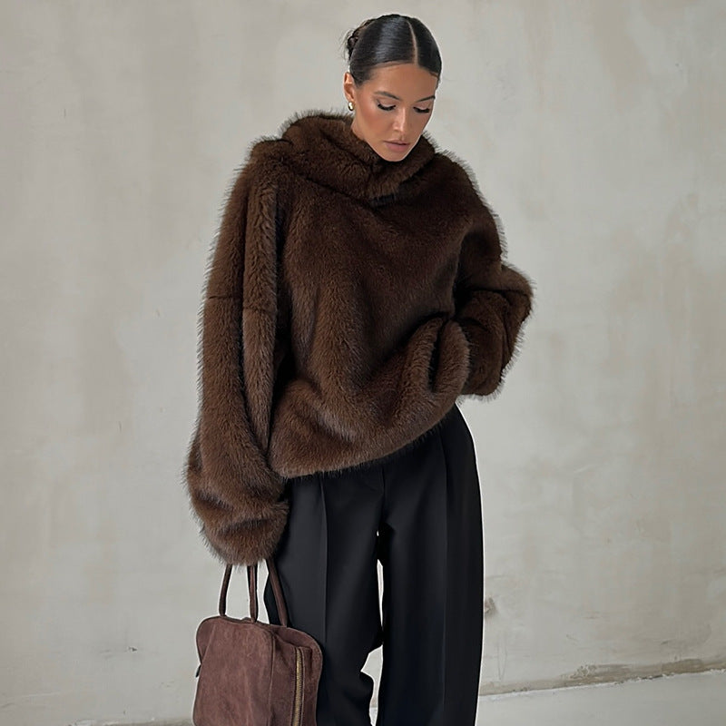 Damen Kuscheliger Oversize-Pullover EB