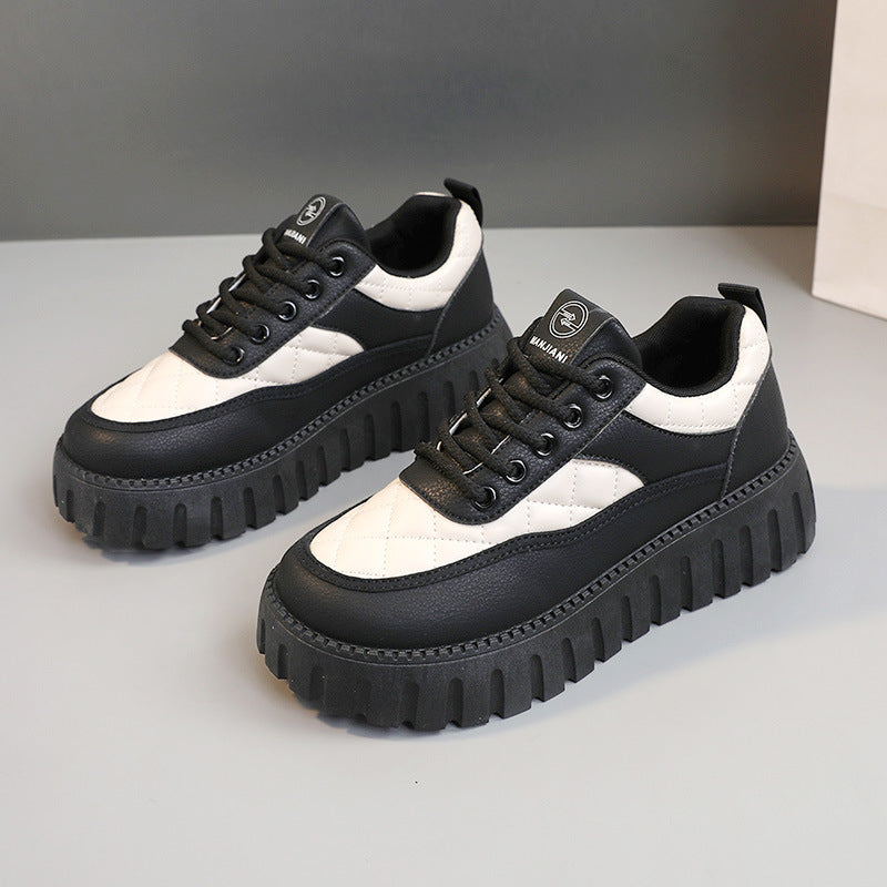Damen modische Sneakers mit gepolstertem Sohlenprofil und robustem Obermaterial EB