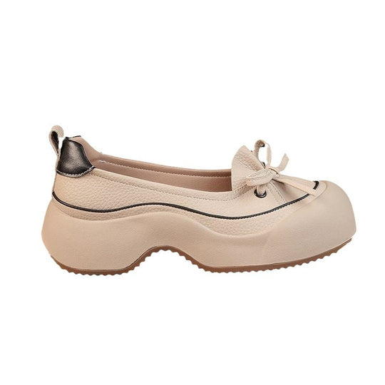Damen modische Ballerinas mit komfortabler Sohle und kunstvollem Design EB