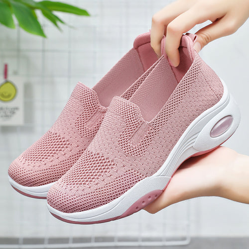 Damen Bequeme und flexible Sneakers mit atmungsaktivem Obermaterial EB