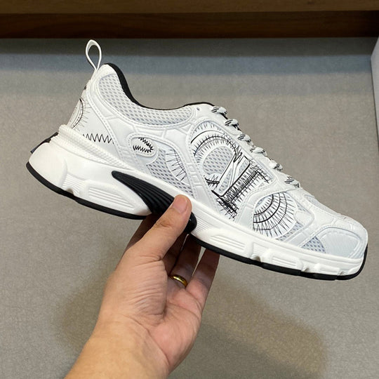 Damen Sportliche Sneakers mit innovativem Design und atmungsaktiver Oberflächenstruktur EB