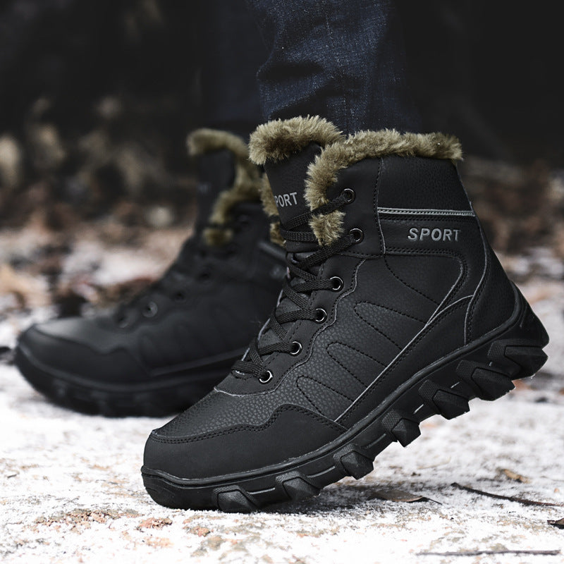 Damen Sportliche Winterwanderstiefel mit isolierendem Futter und rutschfester Sohle EB