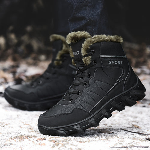 Damen Sportliche Winterwanderstiefel mit isolierendem Futter und rutschfester Sohle EB