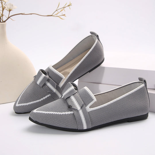 Damen Mokassins mit dekorativem Knoten EB