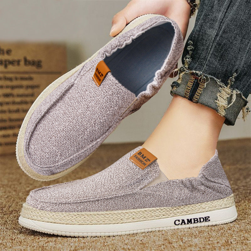 Damen Bequeme Slip-On Schuhe mit elastischem Einstieg und rutschfester Sohle EB