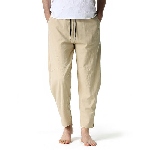 Herren moderne Freizeit-Hose mit elastischem Bund und praktischen Seitentaschen EB