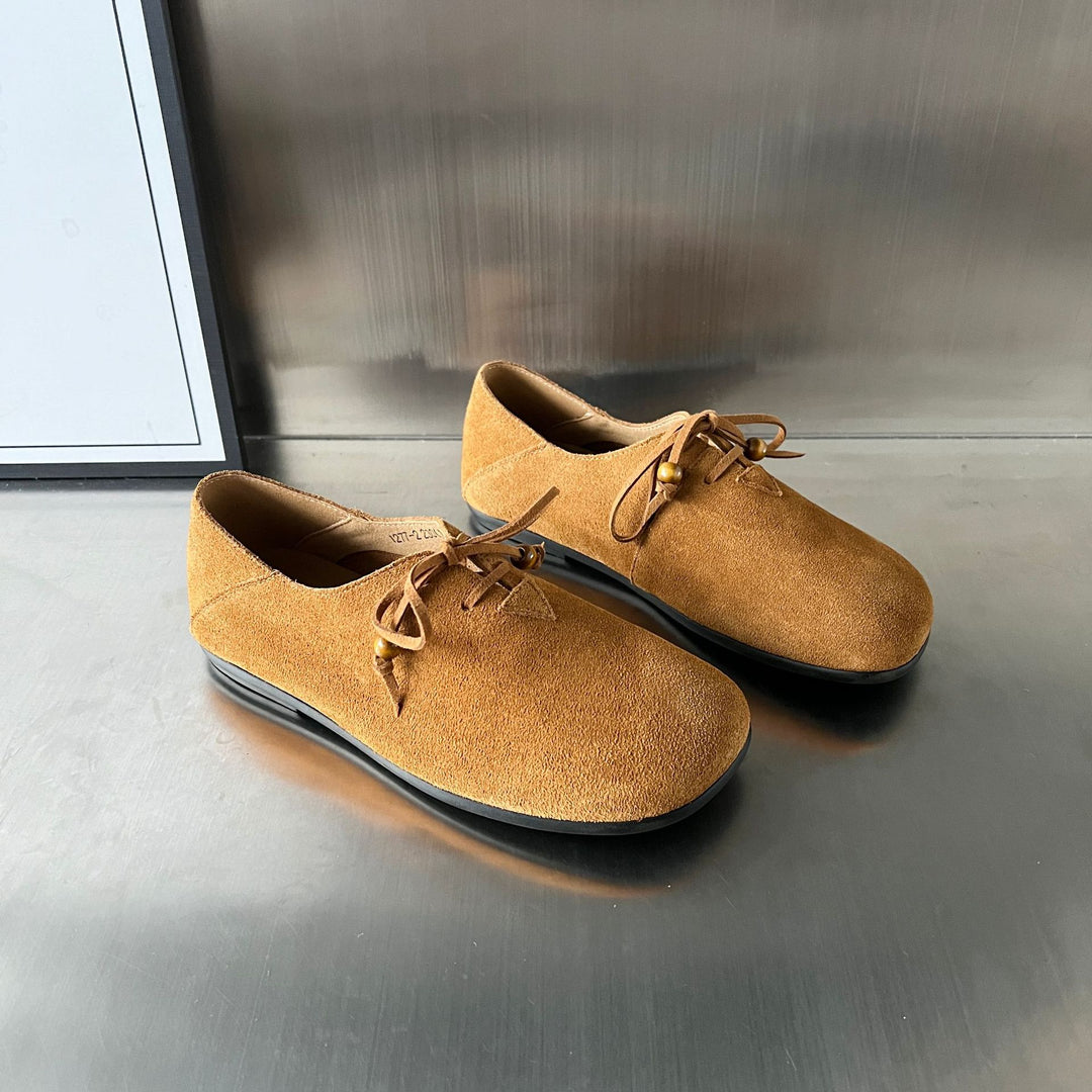 Damen Mokassins mit bequemer Innensohle und modischem Schnürdesign EB