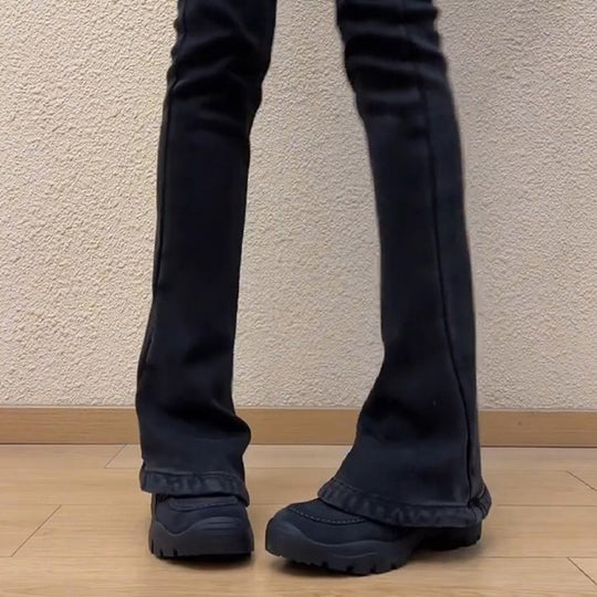 Damen Komfortable Mokassins mit elegantem Blütenakzent EB