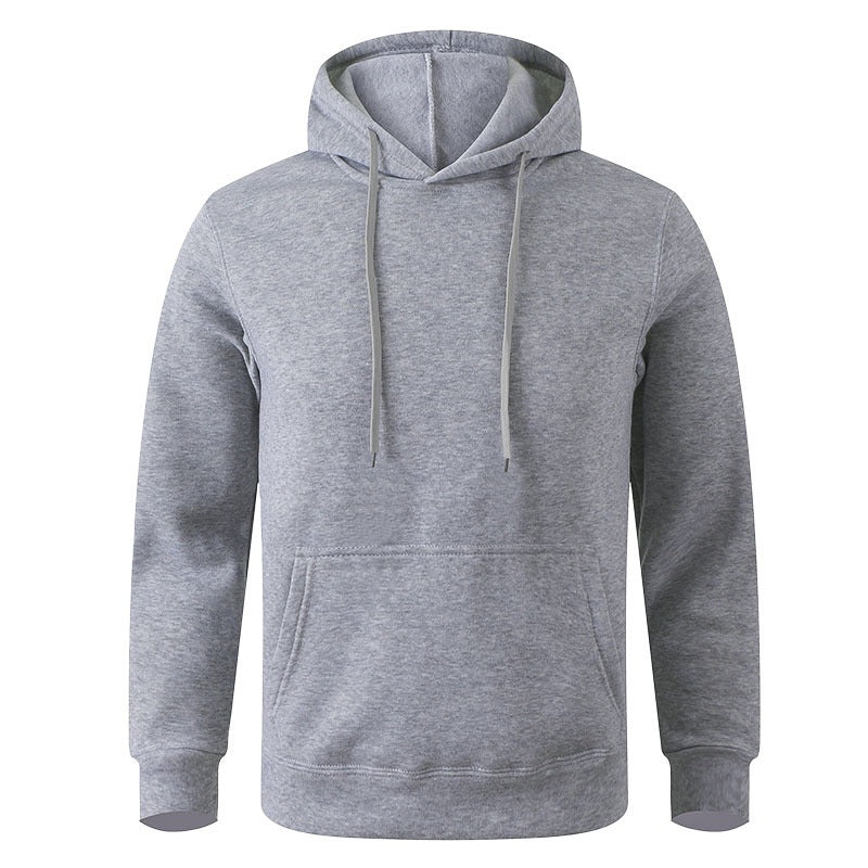 Unisex nan Heavyweight-Kapuzenpullover mit doppelt vernähter Kängurutasche, verstärkten Nähten und weichem Fleece-Innenfutter EB
