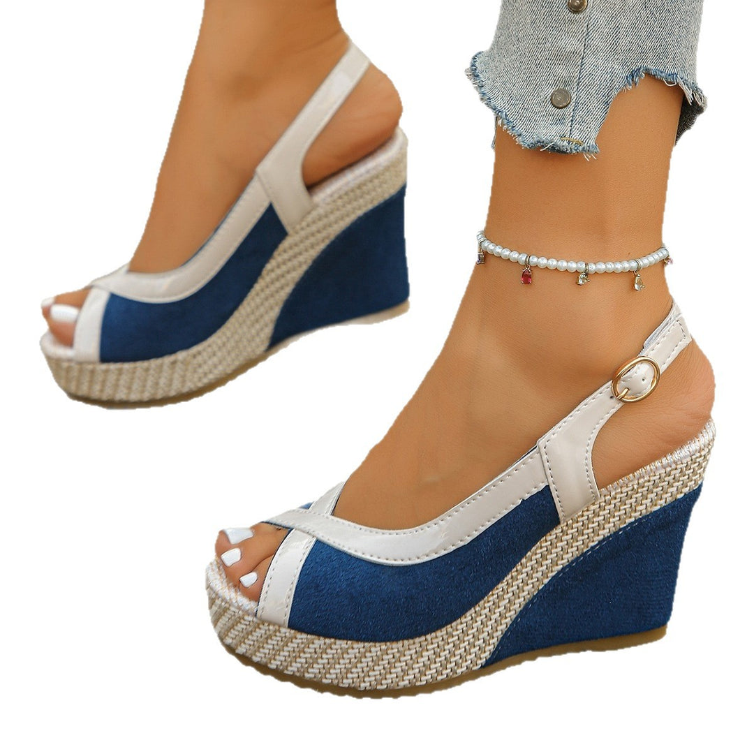 Damen Wedge Sandalen EB