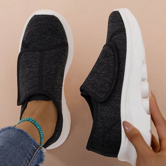 Damen Flexible Slip-On Sneakers mit anatomischer Sohle EB