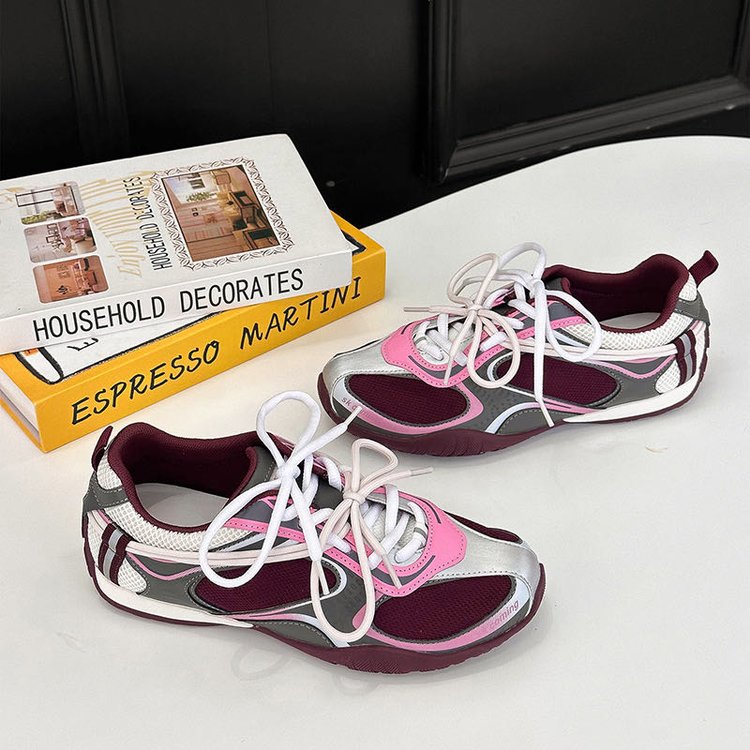 Damen modische Sportschuhe mit atmungsaktiver Netz-Oberfläche und dämpfender Sohle EB