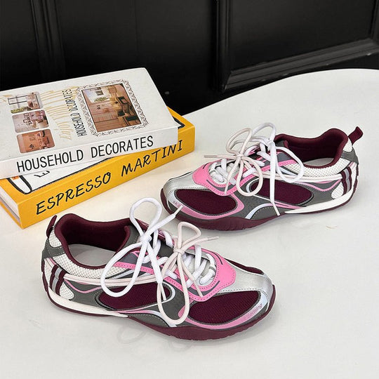 Damen modische Sportschuhe mit atmungsaktiver Netz-Oberfläche und dämpfender Sohle EB