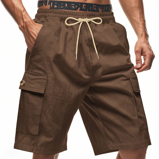 Herren Cargo-Shorts mit verstellbarem Kordelzug und praktischen Seitentaschen EB