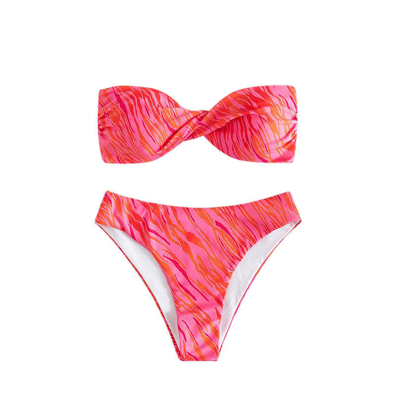 Damen Bandeau-Bikini mit raffinierten Drapierungen EB